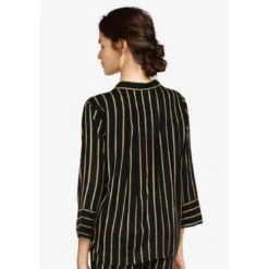 FemiletChemise pyjama Noire Fémilet en viscose- JACKIE