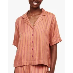 FemiletHaut de pyjama - Chemise à manches courtes - Orange Femilet- ANNA en viscose- ANNA