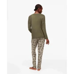 FemiletHaut de pyjama - T-shirt à manches longues - Vert Chantelle en coton modal- YARA