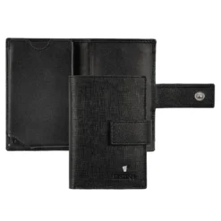 FestinaPorte Carte Homme Horizontal cuir noir - CHRONO BIKE