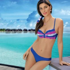 Florange MaillotSoutien-Gorge Bandeau Multicolore- Sally