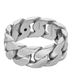 Fossil BijouxBague homme Fossil Bijoux - JF04700040 - Acier Argent