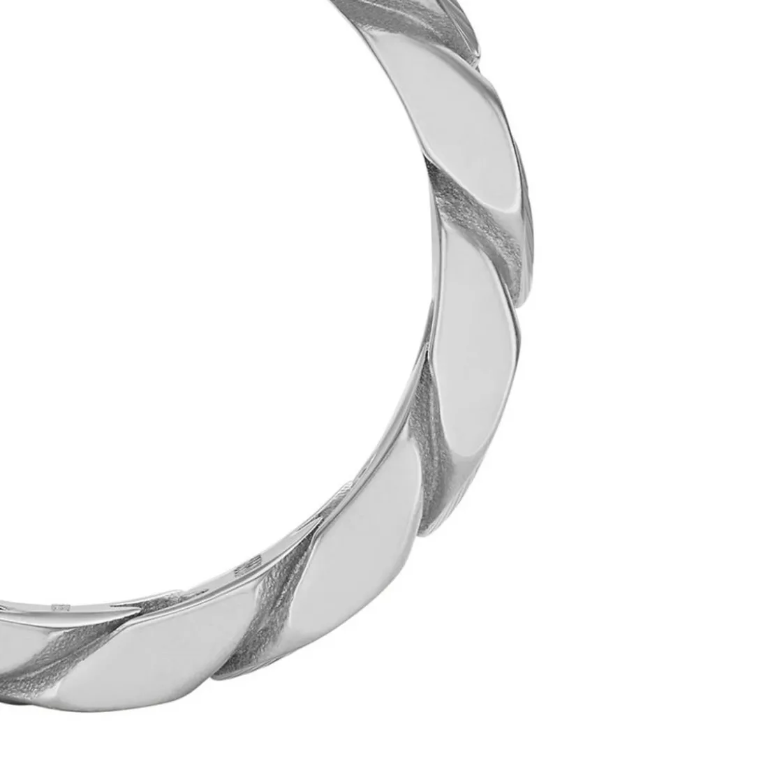 Fossil BijouxBague homme Fossil Bijoux - JF04700040 - Acier Argent