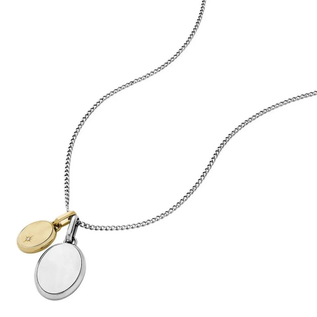 Fossil BijouxCollier Homme Fossil Bijoux Acier Classique Drew - JF04850998 Acier inoxydable