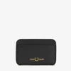 Fred PerryPorte-carte en cuir bruni - Noir