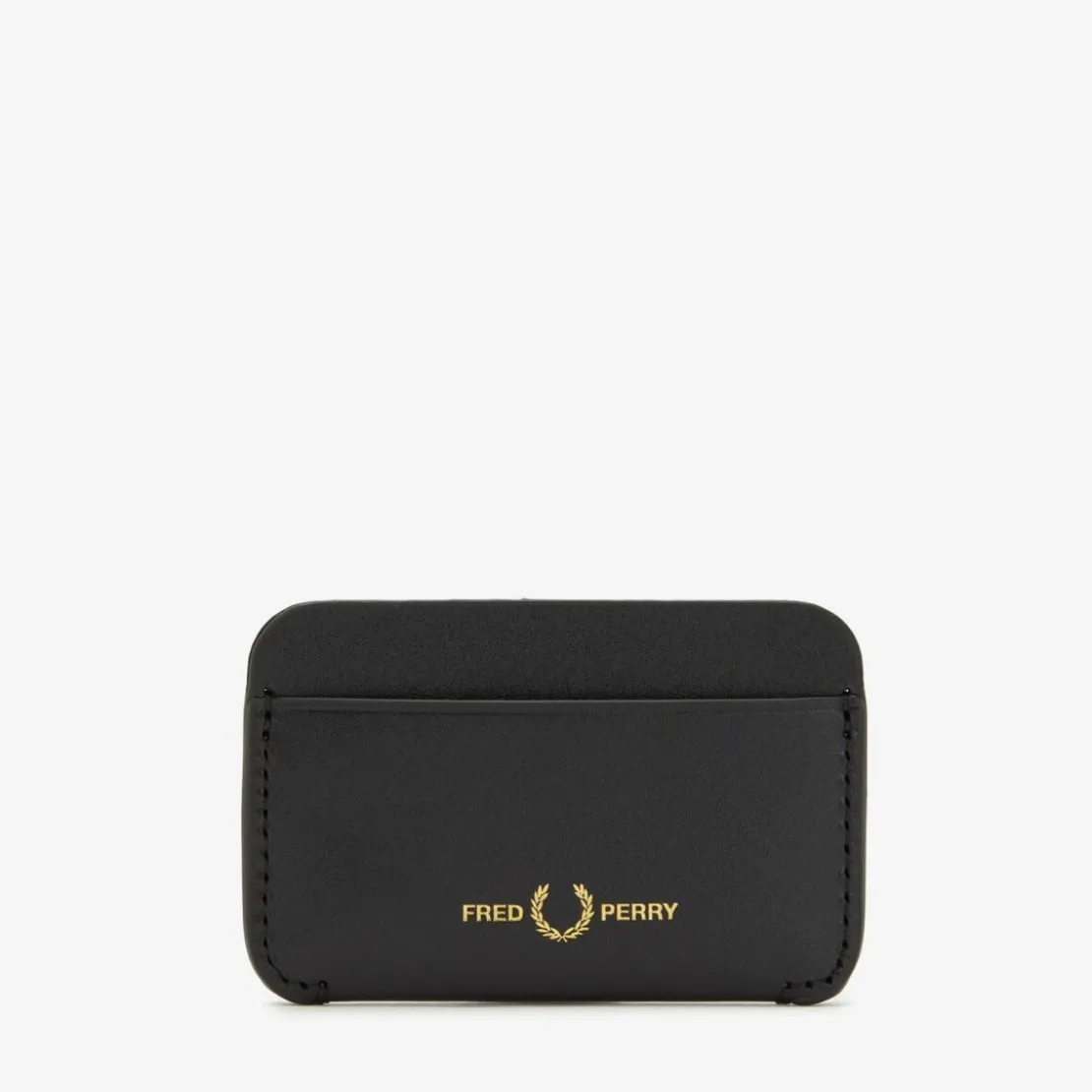 Fred PerryPorte-carte en cuir bruni - Noir