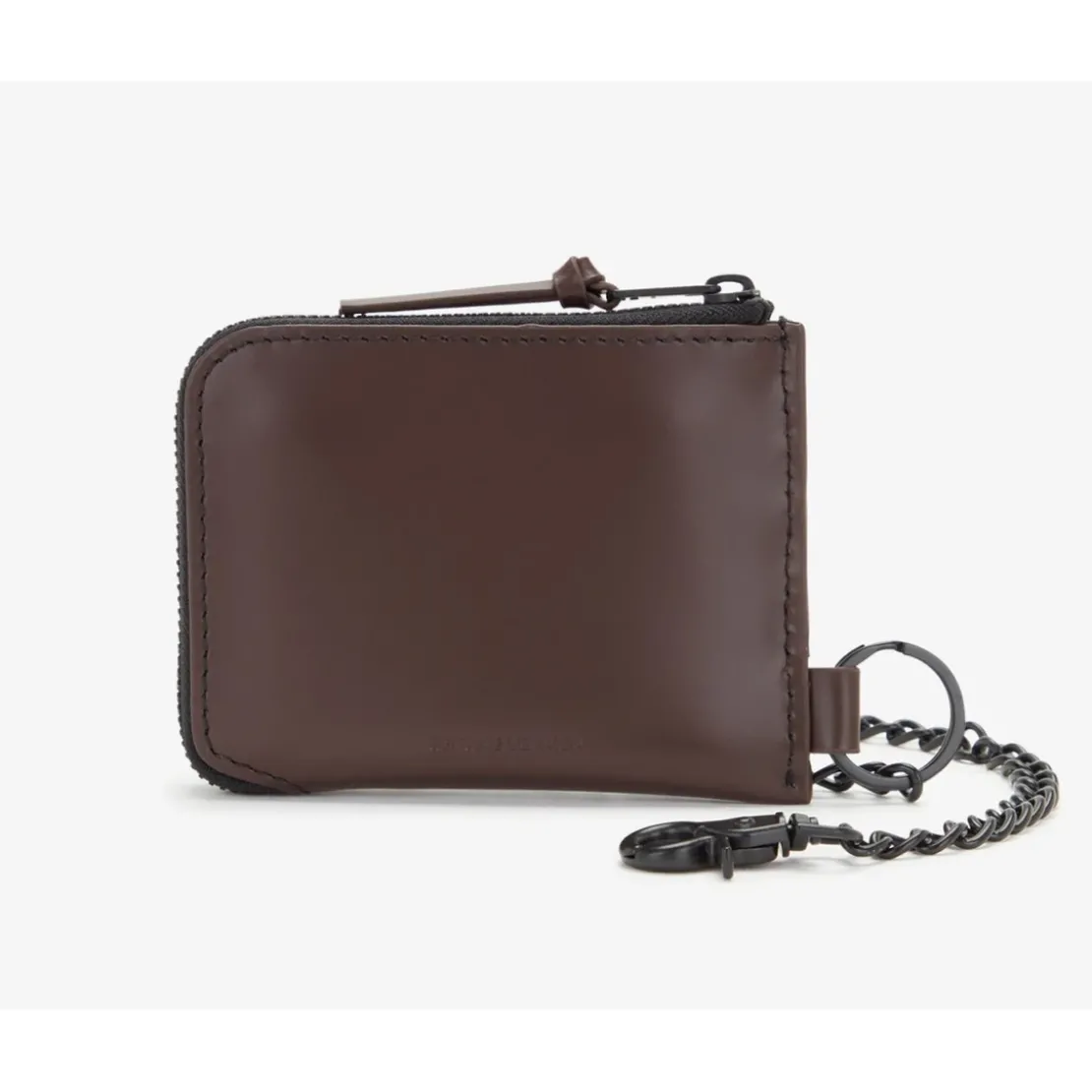Fred PerryPorte Clés en cuir mat marron