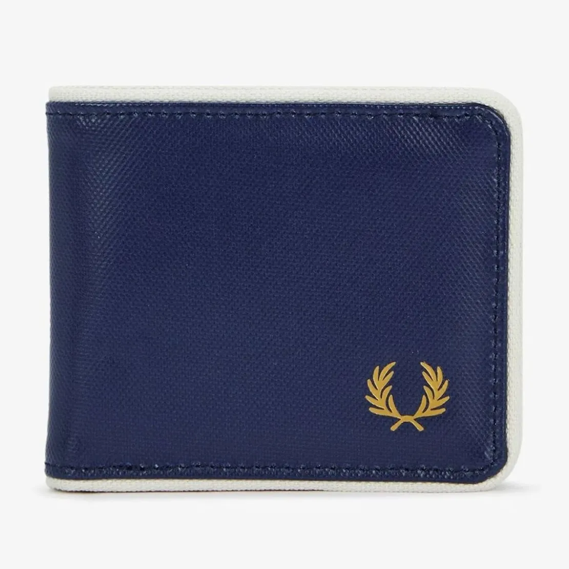 Fred PerryPortefeuille classique bleu et écru