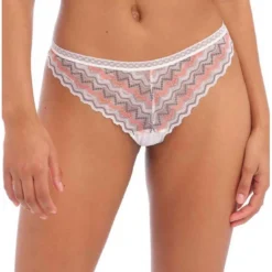 FreyaCulotte brésilienne - Blanche FESTIVAL VIBE en nylon- FESTIVAL VIBE