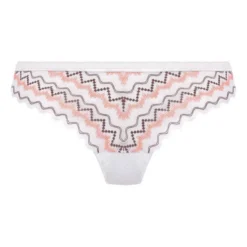 FreyaCulotte brésilienne - Blanche FESTIVAL VIBE en nylon- FESTIVAL VIBE