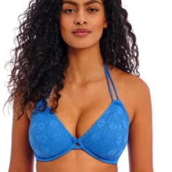 Freya maillotBikini Tour de cou armatures bleu pacifique- Nomad Nights