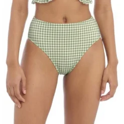 Freya maillotCulotte de bain Taille Haute - Freya Maillots Verte en nylon- CHECK IN