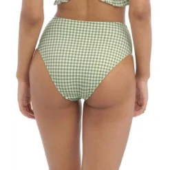 Freya maillotCulotte de bain Taille Haute - Freya Maillots Verte en nylon- CHECK IN