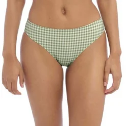 Freya maillotCulotte de bain - Verte CHECK IN en nylon- CHECK IN