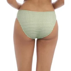 Freya maillotCulotte de bain - Verte CHECK IN en nylon- CHECK IN