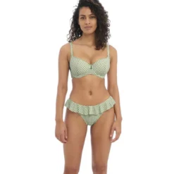 Freya maillotCulotte de bain à volant - Freya Maillots Verte en nylon- CHECK IN