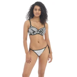 Freya maillotCulotte de bain réversible Noir - Freya- GEMINI PALM