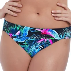 Freya maillotCulotte de bikini taille ajustable Freya Maillots black tropical-Freya Maillots- Jungle Flower