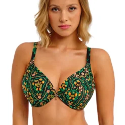 Freya maillotHaut de Bikini Plongeant - Santa Ana vert- SUNSET IN SEVILLE