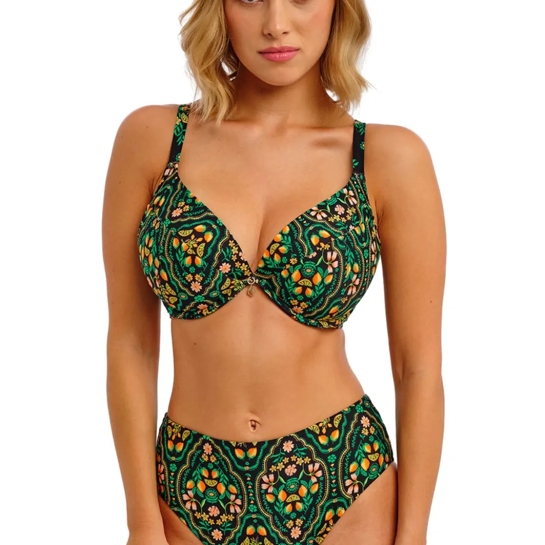 Freya maillotHaut de Bikini Plongeant - Santa Ana vert- SUNSET IN SEVILLE