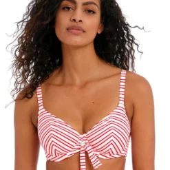 Freya maillotHaut de Maillot de Bain Plongeant - Rouge Freya Maillots- NEW SHORES
