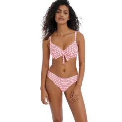 Freya maillotHaut de Maillot de Bain Plongeant - Rouge Freya Maillots- NEW SHORES