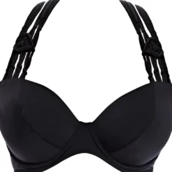Freya maillotHaut de maillot de bain tour de cou à armatures Noir MACRAME- Macrame