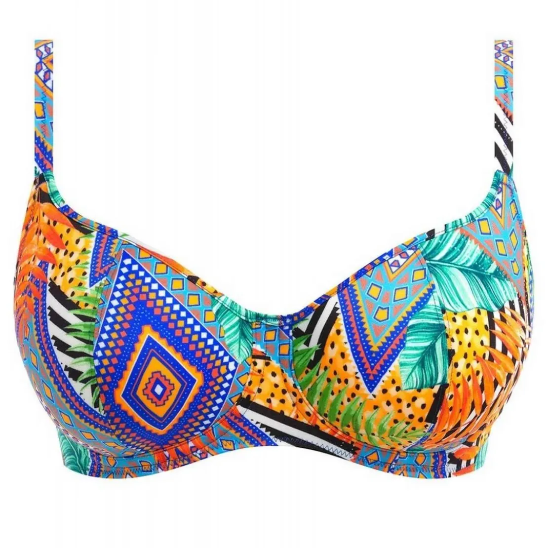 Freya maillotHaut de maillot de bain décolleté cœur armatures - Multicolore CALA PALMA en nylon- CALA PALMA