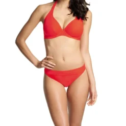 Freya maillotHaut de maillot de bain tour de cou à armatures - Orange- Showboat