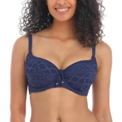 Freya maillotHaut de maillot de bain décolleté cœur armatures - Bleu Freya Maillots en nylon- SUNDANCE