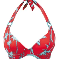 Freya maillotHaut de maillot de bain tour de cou à armatures - Rouge- South Pacific