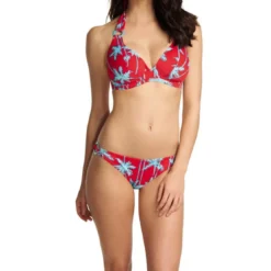 Freya maillotHaut de maillot de bain tour de cou à armatures - Rouge- South Pacific