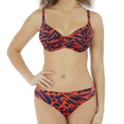 Freya maillotHaut de maillot de bain plongeant armatures - Rouge - Freya Maillots- TIGER BAY