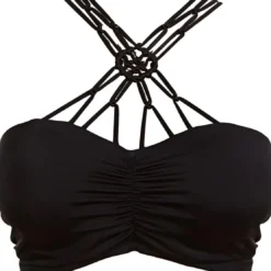 Freya maillotHaut de maillot de bain bandeau paddé à armatures Freya MACRAME black-Freya Maillots noir- Macrame