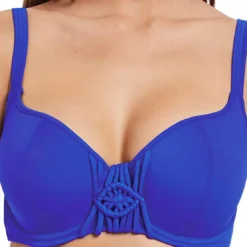 Freya maillotHaut de maillot de bain décolleté coeur paddé à armatures Bleu MACRAME- Macrame