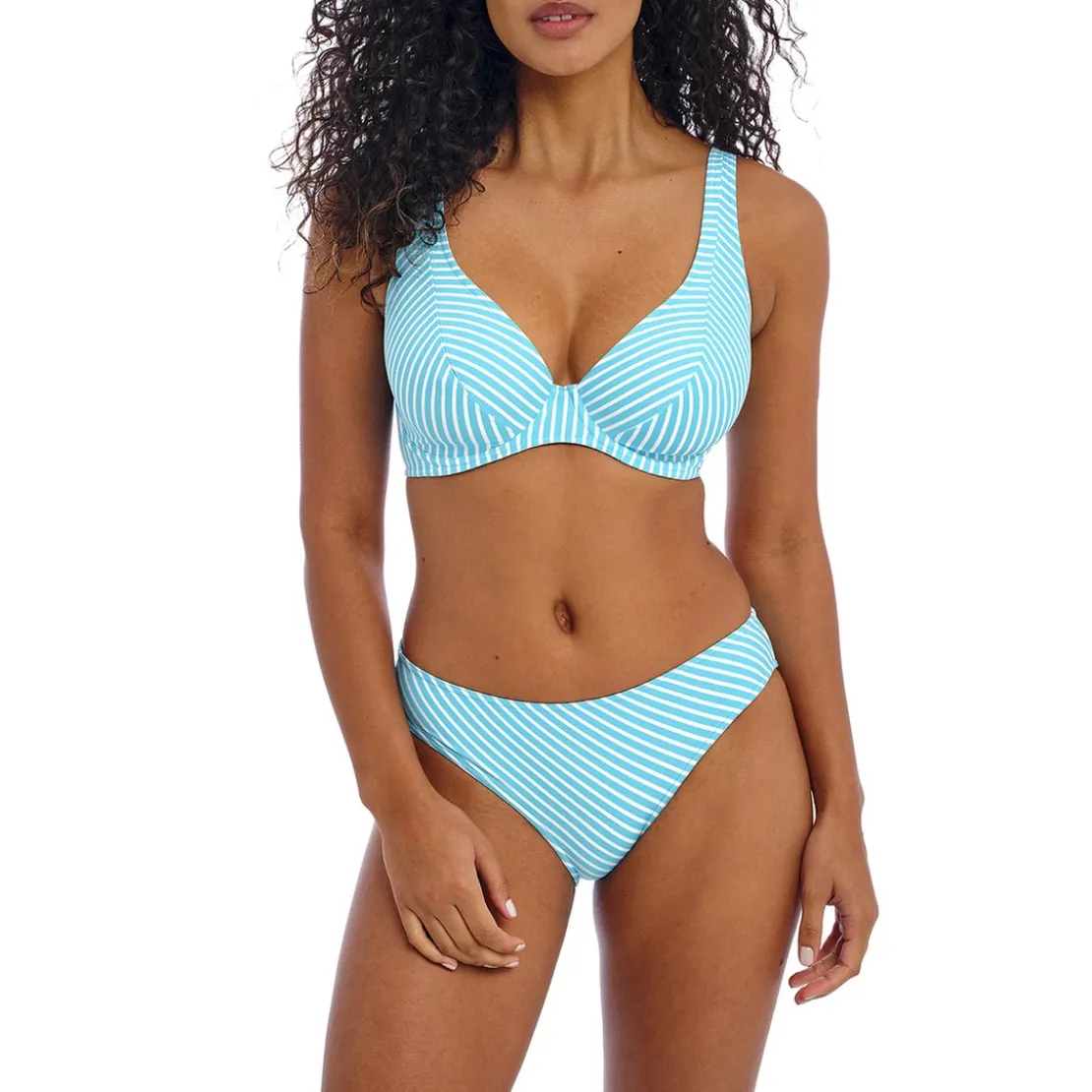 Freya maillotHaut de maillot de bain sans armature - Turquoise- Jewel Cove