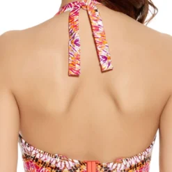 Freya maillotHaut de maillot de bain tour de cou à armatures Multicolore INFERNO- Inferno