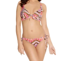 Freya maillotHaut de maillot de bain tour de cou à armatures Multicolore INFERNO- Inferno
