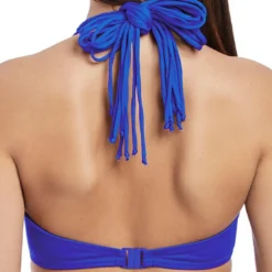 Freya maillotHaut de maillot de bain tour de cou à armatures Bleu- Macrame