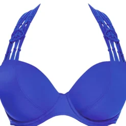 Freya maillotHaut de maillot de bain tour de cou à armatures Bleu- Macrame