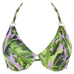 Freya maillotHaut de maillot de bain tour de cou armatures Vert - Freya - JUNGLE OASIS