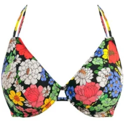 Freya maillotHaut de maillot de bain tour de cou armatures - Multicolore FLORAL HAZE en nylon- FLORAL HAZE