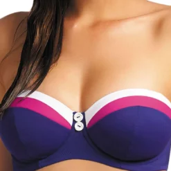 Freya maillotHaut de maillot de bain bandeau Bleu- Revival