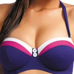 Freya maillotHaut de maillot de bain bandeau Bleu- Revival