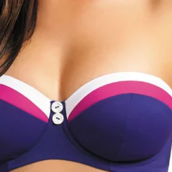 Freya maillotHaut de maillot de bain bandeau Bleu- Revival