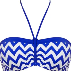 Freya maillotHaut de maillot de bain bandeau à armatures Bleu blanc- Making Waves