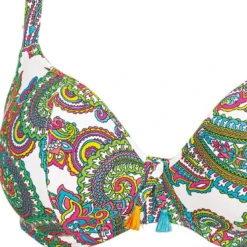 Freya maillotHaut de maillot de bain plongeant à armatures multicolore Freya