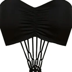 Freya maillotMaillot de bain une pièce bandeau-monokini Freya MACRAME black-Freya Maillots noir