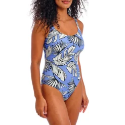 Freya maillotMaillot de bain une pièce - Bleu florale- MALI BEACH