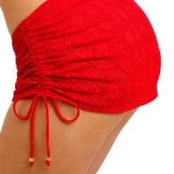 Freya maillotSlip Bikini jupette - Rouge- NOMAD NIGHTS